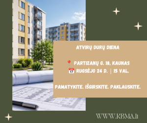 Kaip atrodo daugiabučio renovacija iš vidaus? Kviečiame į Atvirų durų dieną